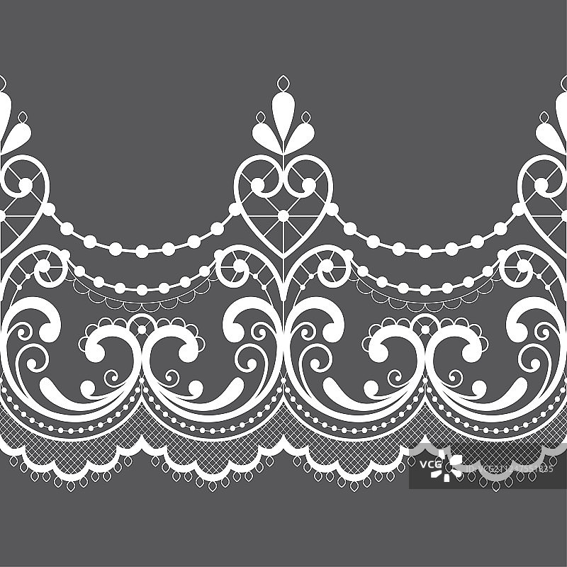 阿朗松法式无缝蕾丝图案图片素材