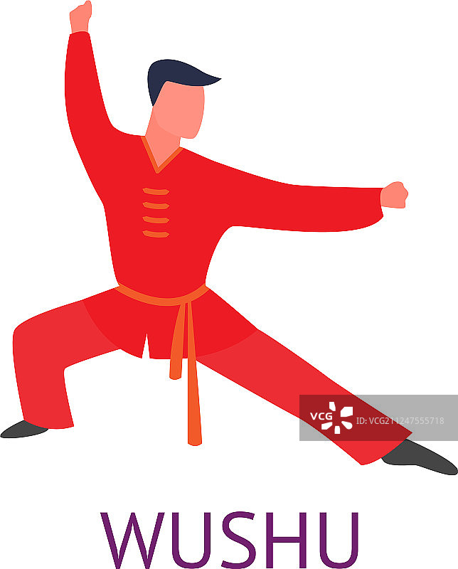 武术运动员训练技巧图片素材