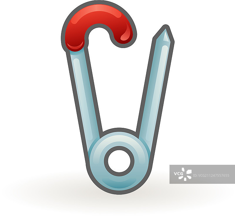 婴儿服装安全尿布别针图片素材