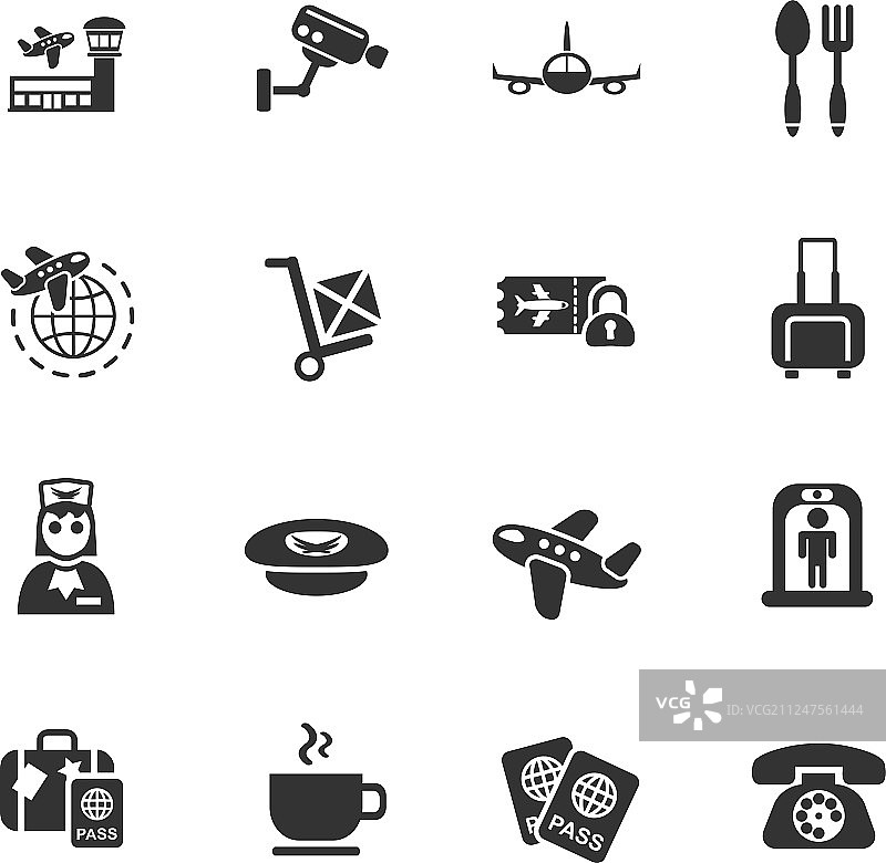 机场图标设置图片素材