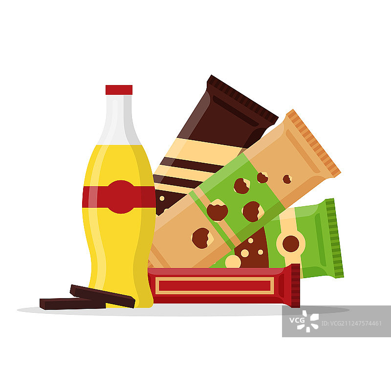 快餐零食饮品坚果产品合集图片素材