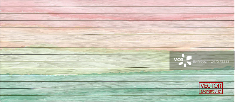 水彩风格的彩色木纹标题图片素材