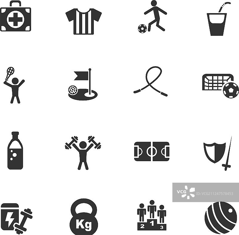 体育图标设置图片素材
