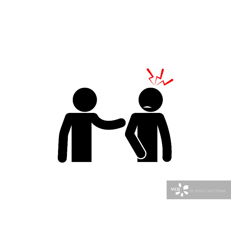 恐惧症触摸图标图片素材