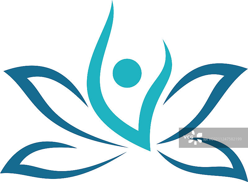 莲花剪影图片素材