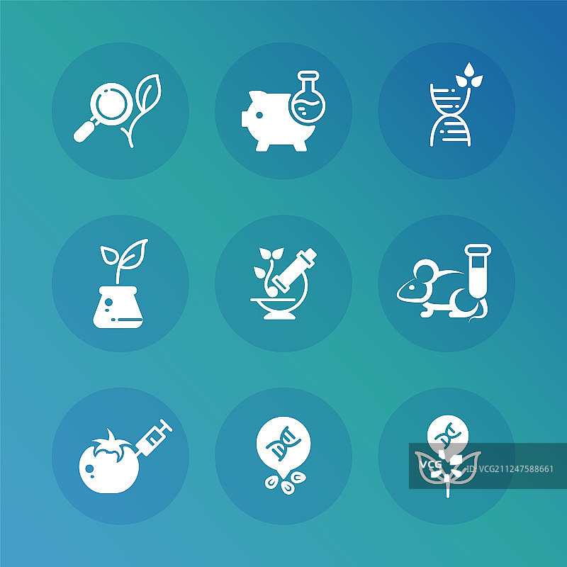 基因改造生物技术与DNA图片素材