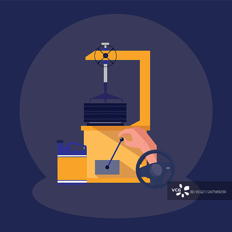 轮胎更换机图标图片素材