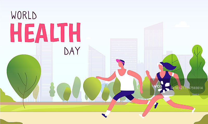 世界健康日背景健康生活方式男人图片素材