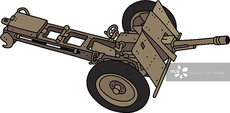 旧式沙地炮图片素材