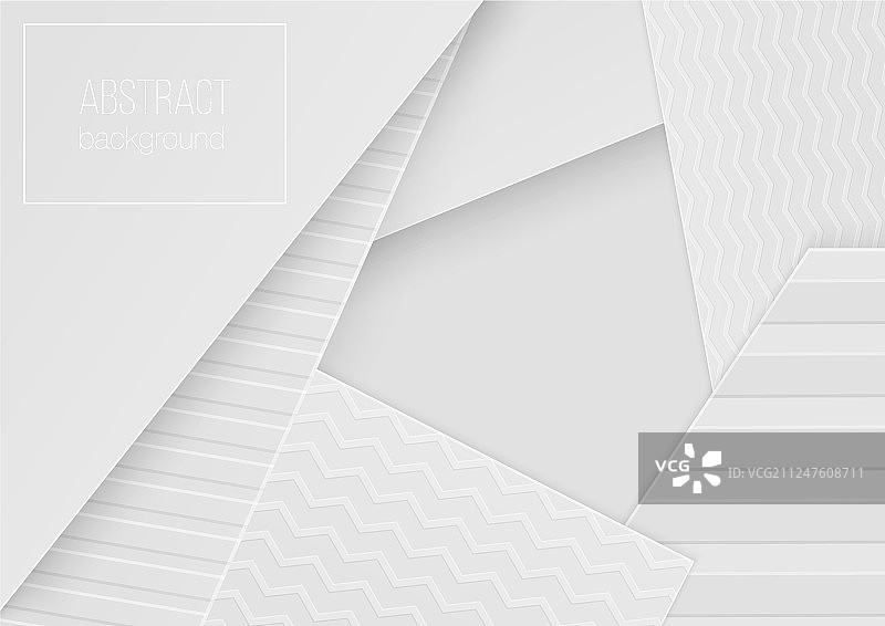 剪纸几何banner概念背景图片素材