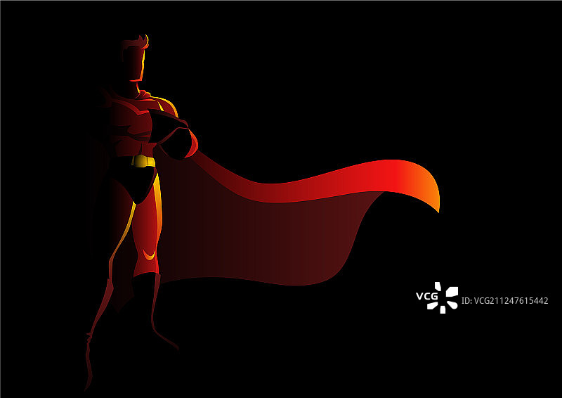 姿势优雅的超级英雄图片素材