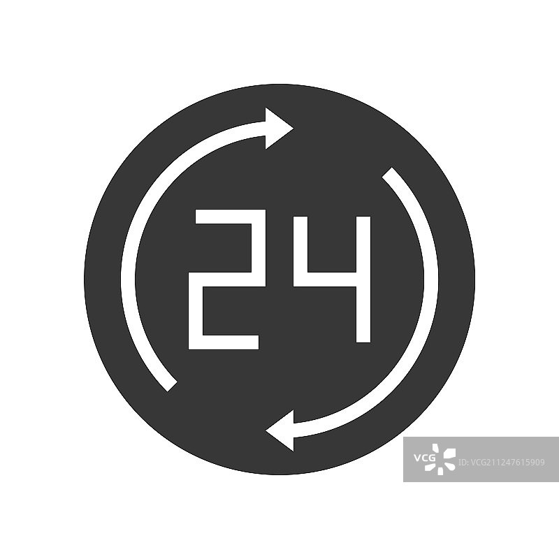 箭头工作时间图标像素商务图片素材