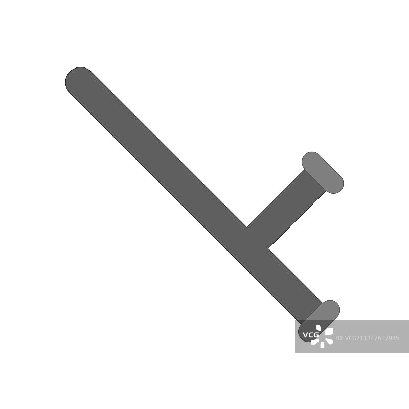 警棍或夜间使用的警用棍棒相关图标图片素材