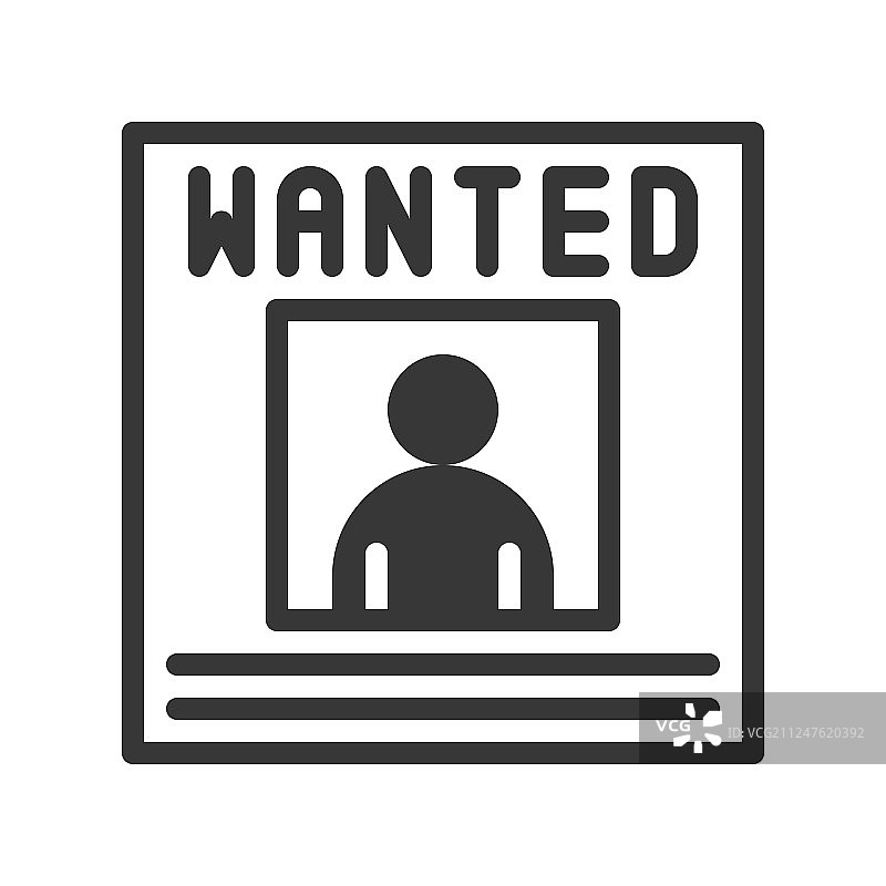 警方相关的通缉海报公告图片素材