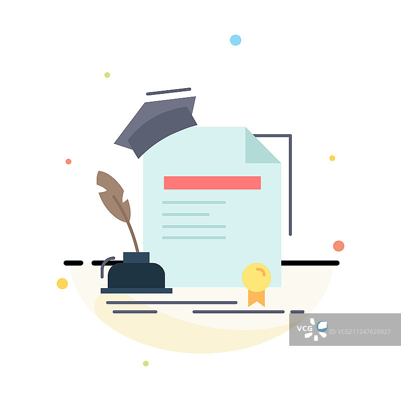 学位教育奖励协议证书图片素材