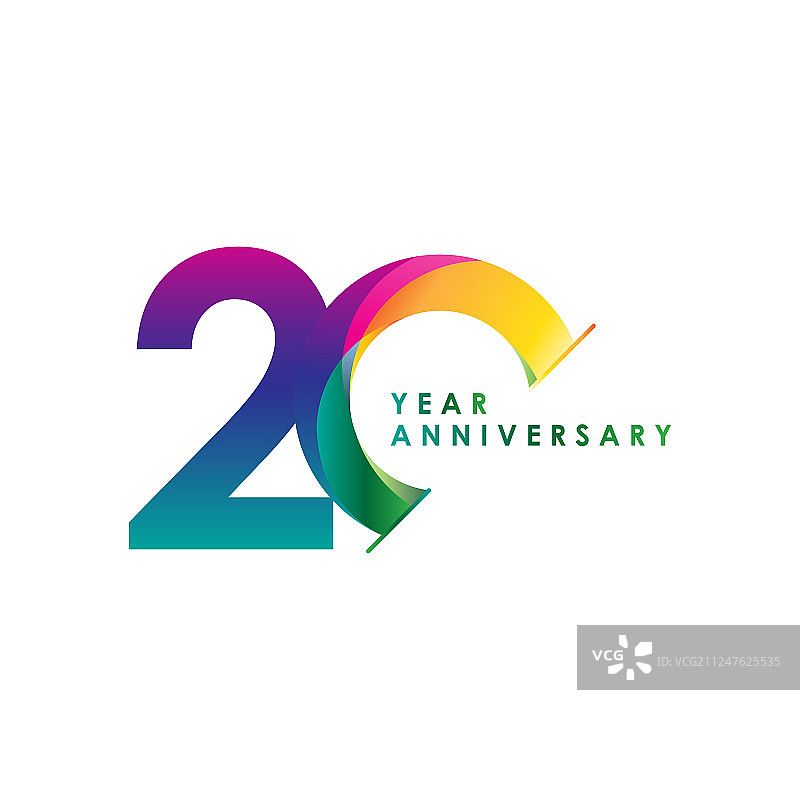 20周年纪念模板设计图片素材