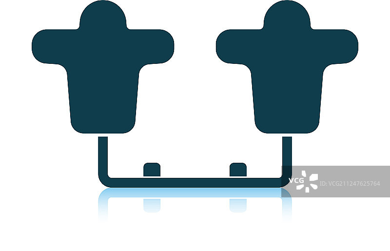 美式橄榄球训练橇图标图片素材