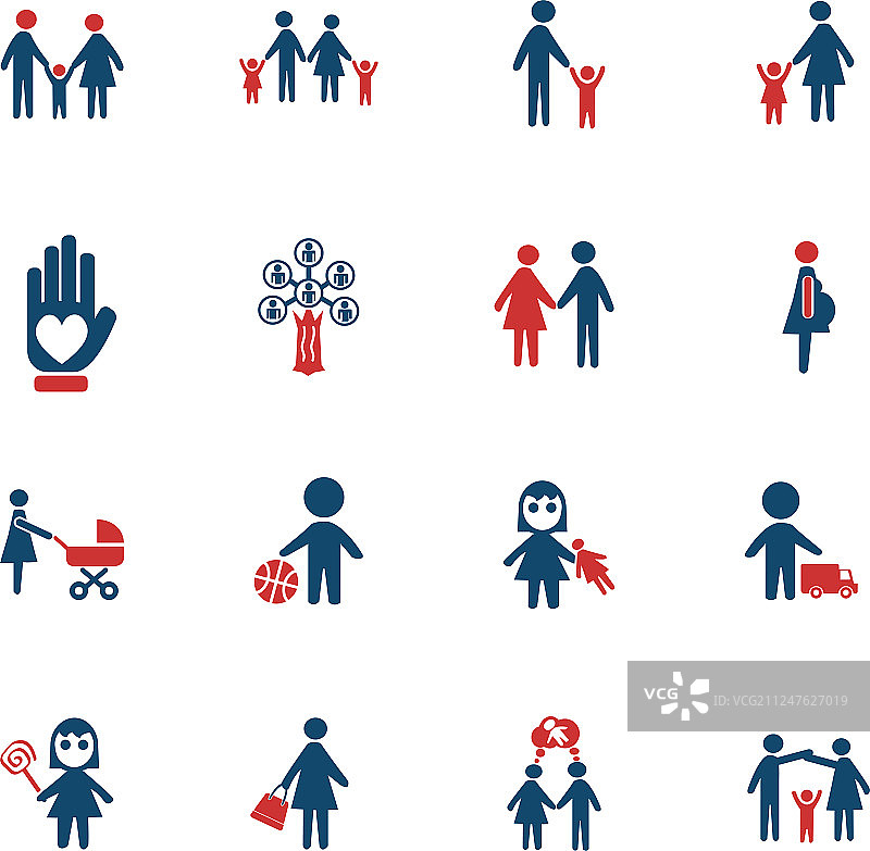 家庭图标合集图片素材