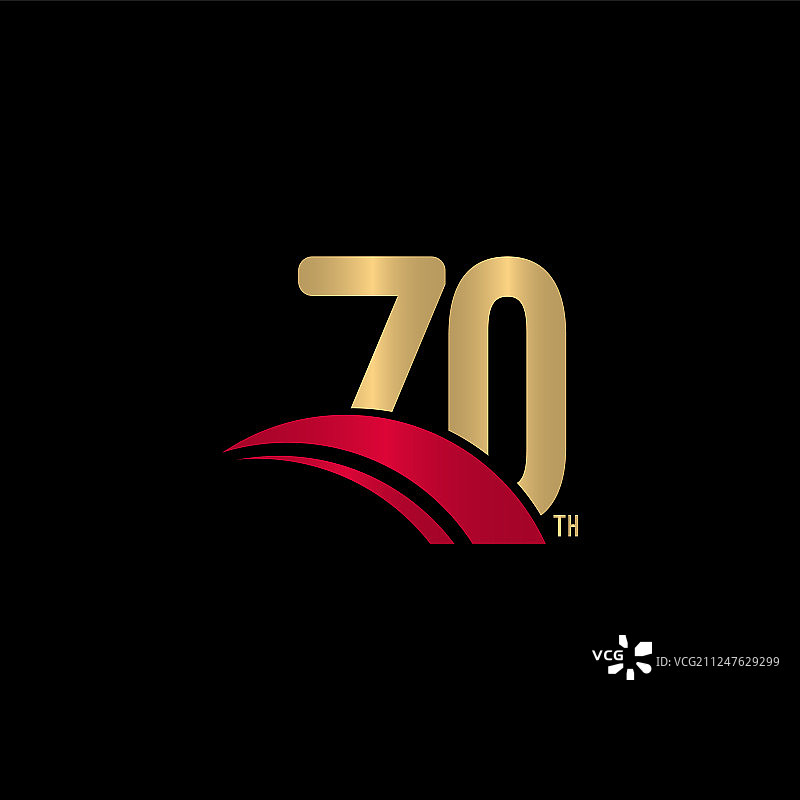 70周年纪念模板设计图片素材