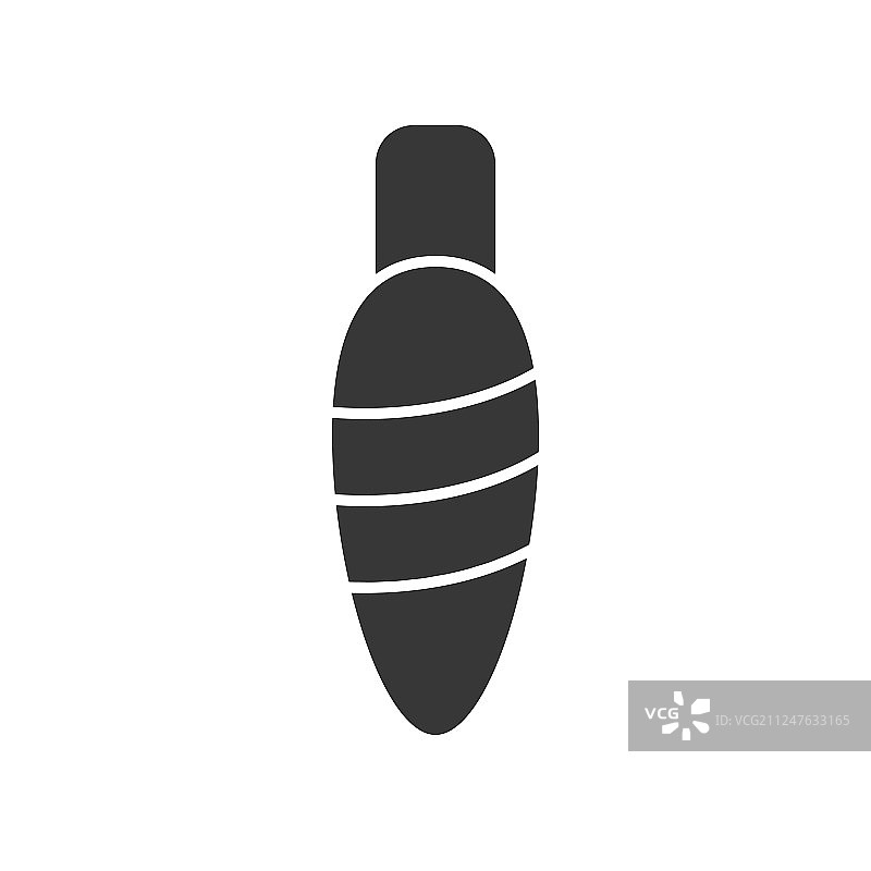 圣诞节LED灯图标实体设计图片素材