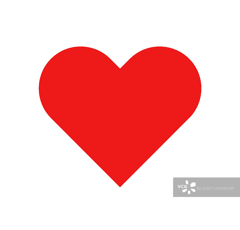 红色心形图标图片素材