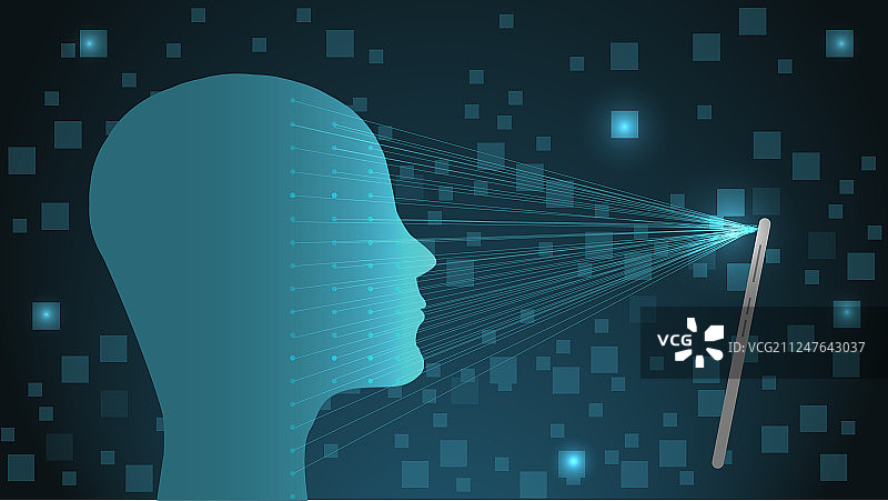 具有面部识别概念登录的智能手机图片素材