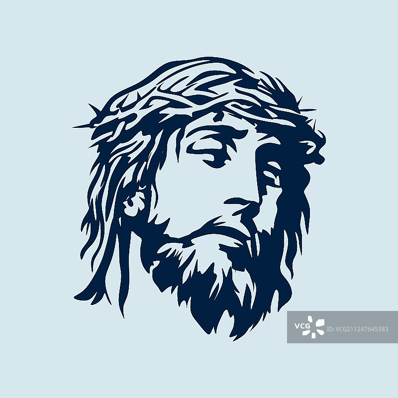 耶稣基督的脸图片素材