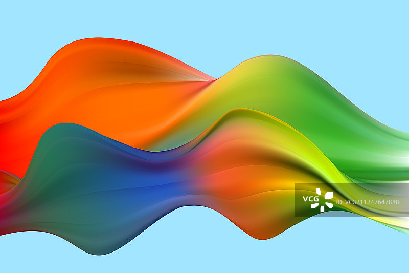 抽象彩色背景色流图片素材