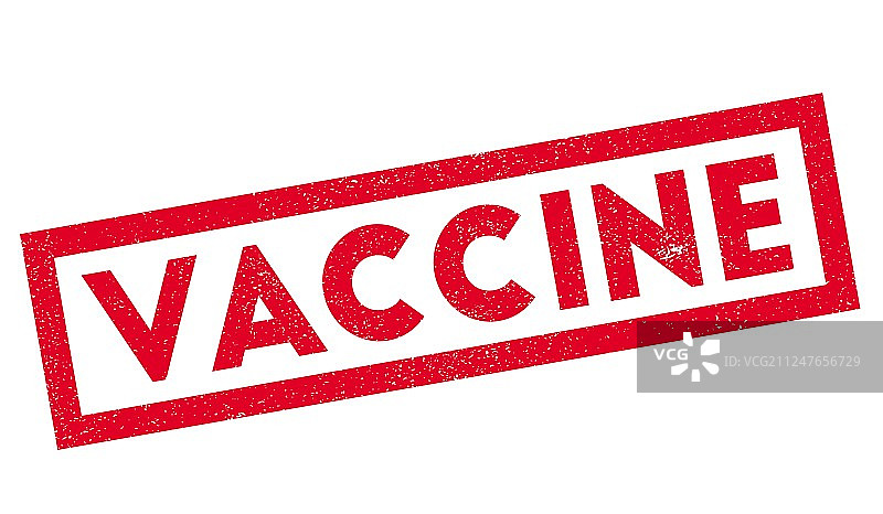 疫苗橡胶印章图片素材