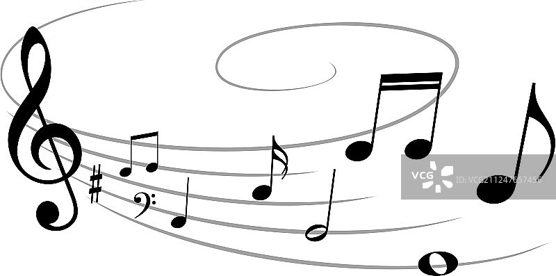 音乐笔记图片素材