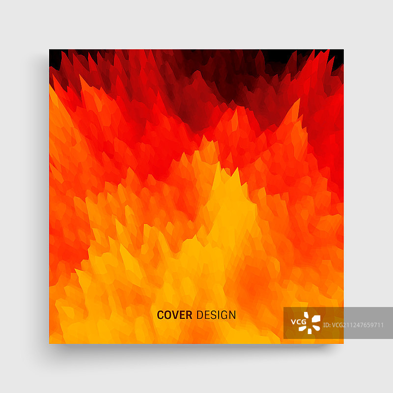 火焰背景封面设计模板图片素材