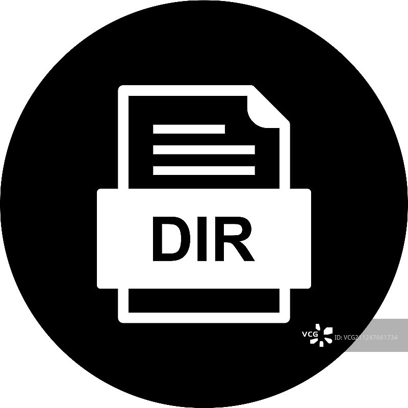 DIR文件文档图标图片素材