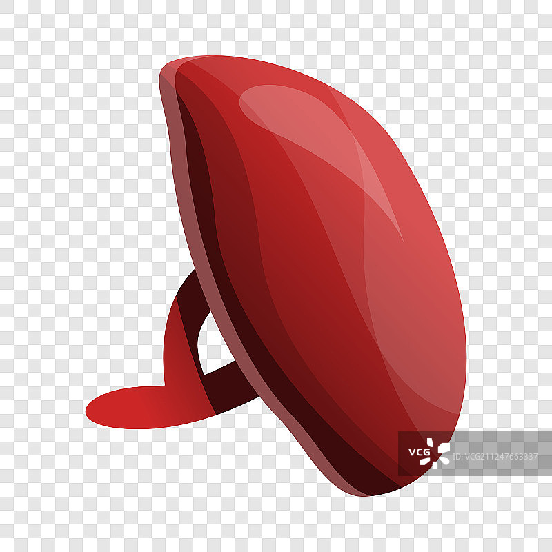 卡通风格的脾脏图标图片素材