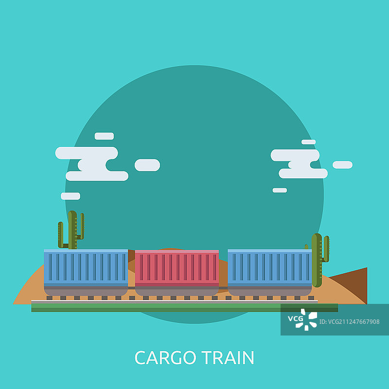 货运列车概念设计图片素材