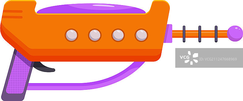 橙色激光枪玩具图片素材