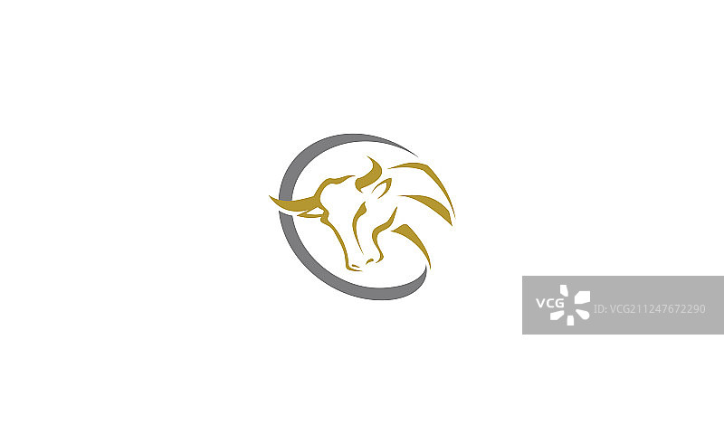 公牛标志图标图片素材