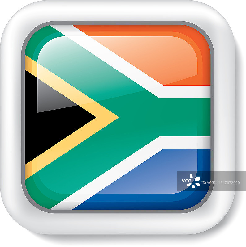 南非国旗上有白色图片素材