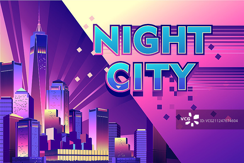 抽象城市banner图片素材