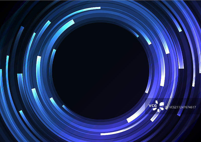 圆形数字抽象背景图层图片素材