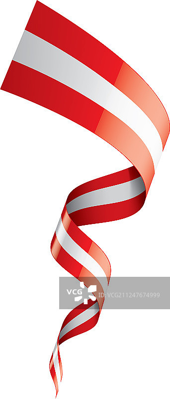 奥地利国旗上有白色图片素材