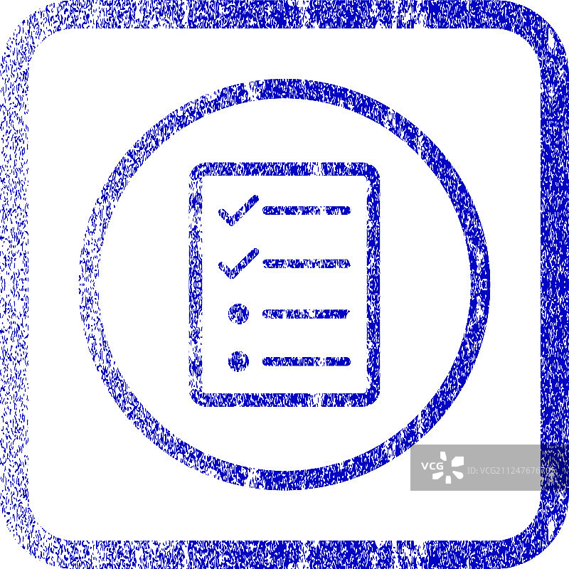 带纹理边框的清单页面图标图片素材