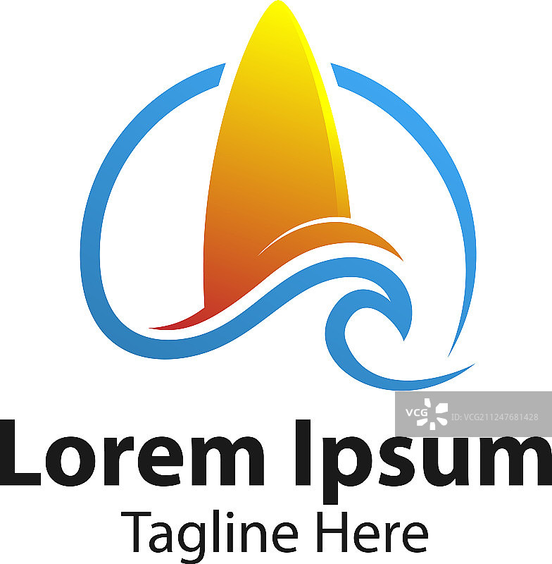 冲浪板logo图片素材