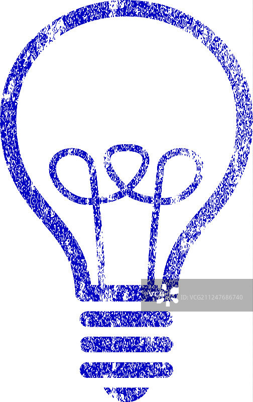 带纹理的灯泡图标图片素材