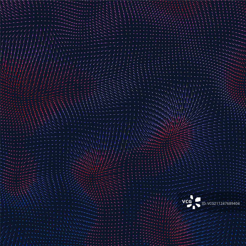 力的彩色场可视化图片素材