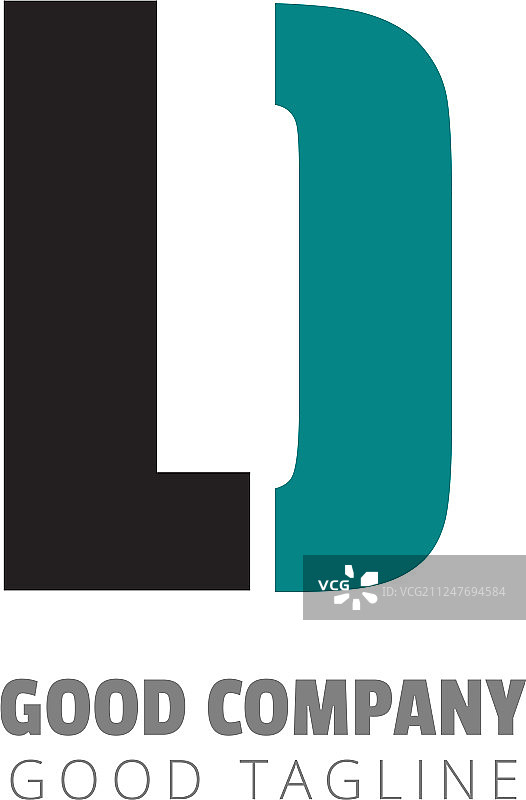 首字母设计标志图片素材