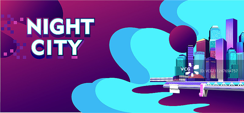 抽象城市banner图片素材