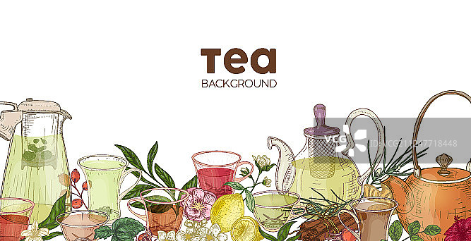 优雅横向背景图片素材