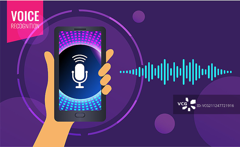 手机应用语音识别图片素材