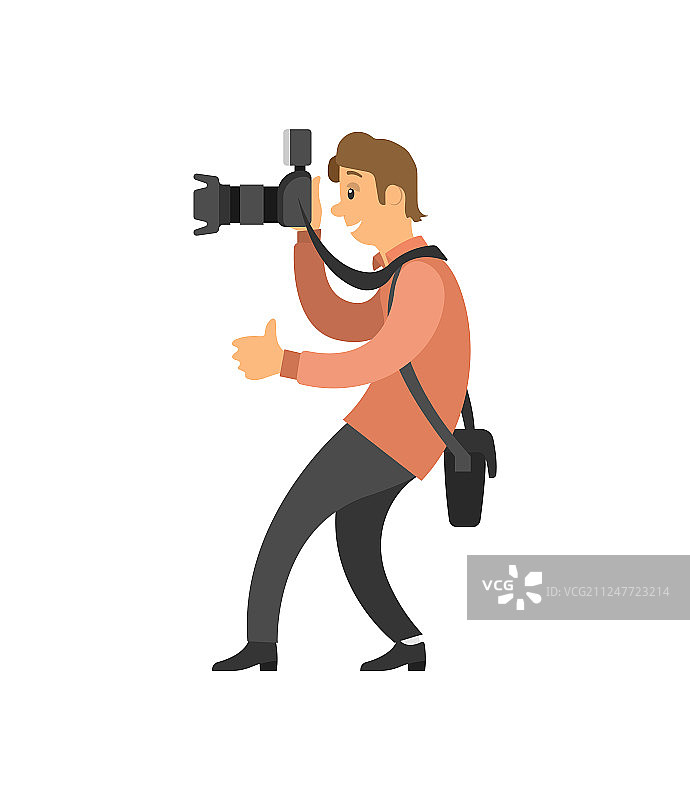 摄像师拍摄照片图片素材