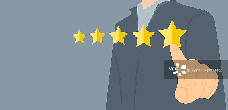 男人触摸成就概念图片素材